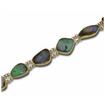 Sterling Silver Natural Boulder Bracelet : BB02S-14I