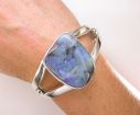 Sterling Silver Lg Boulder Split Bangle Bracelet : BBL100S-12I