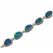Sterling Silver Australian Opal Doublet Bracelet : BDBT18S-6I