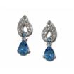 14KY Tanzanite/Diamond Earrings : E078J1I