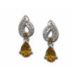 14KW Pink Tourmaline/Diamond Earrings : E078H2WI