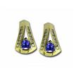 14KY Tanzanite & Diamond Earrings : E14DNBJ2I