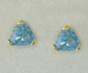 S/S Kashmir Blue Topaz Earrings : E152TSKBS