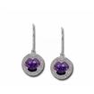 14KW Amethyst/Diamond Reflections Dangle Earrings : E15DVKDACWI