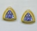 Tanzanite 14K Gold Earrings : E15XPSJ2C