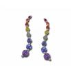 14KW Rainbow Sapphire Earrings : E2RJERBSWI
