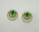 Sterling Silver Pink Tourmaline Earring : E302CSH2S
