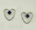 Pink Tourmaline Sterling Silver Earrings : E302LSH2S
