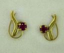 Tanzanite 14K Gold Earrings : E302SSJ2K