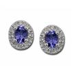 14KW Tanzanite/Diamond Earrings : E34DIAJ2WI