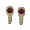 14KW Tanzanite/Diamond Earrings : E35DMAJ2WI