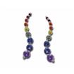 14KW Rainbow Sapphire Earrings : E40JERBSWI