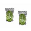 14KY Peridot/Diamond Earrings : E46DAFT2I