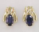 Tanzanite 14K Gold Earrings : E46XKSJ2C