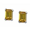 Citrine Sterling Silver Earrings : E472SSC2S