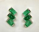 Sterling Silver 6 Stone Mt St Helens Earrings  (Includes Box) : E476GBSM4S