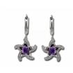14KW Amethyst & Diamond Reflections Earrings : E56DSACWI