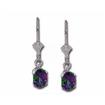 Sterling Silver Mt St Helens Earrings : E572RDM4S