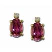 Pink Tourmaline 14K Gold Earrings : E57DXSH2C