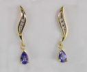 14K Tanzanite Earrings : E64DHSJ2C