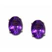 14KW Amethyst Earrings : E862PASA5W