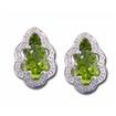 14KW Peridot/Diamond Reflections Earrings : E86DVDT2WI