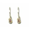 14KY Ruby/Diamond Earrings : ECC035R13CI