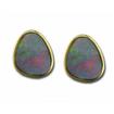 14KY Australian Opal Doublet Earrings : MY-EDBT12I
