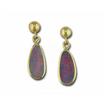 14KY Australian Doublet Dangle Post Earrings : MY-EDBT14-3I