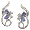 14KW Yogo Sapphire/Diamond Earrings : EPF001Y22WI