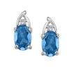 14KW Perdiot/Diamond Earrings : EPF046T22WI