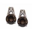 Sterling Silver/14KY Smokey Quartz Earrings : ESF026SQXNI
