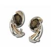 Sterling Silver/14Kr Smokey Quartz Earrings : ESF030SQXYI