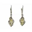 Sterling Silver/14KY Lemon Quartz Earrings : ESF033LQXNI