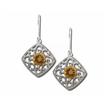 SS Amethyst Earring : ESF036A2XSI