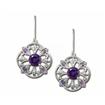 SS Amethyst Earring : ESF038A2XSI