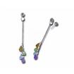 14KW Rainbow Briolet Back Dangle : LE461RBTW