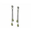 14KW Peridot Briolet Back Dangle : LE462TTW