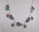 Sterling Silver Boulder Neckpiece : NBR0281EXSI
