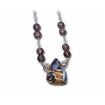 SS 16" Natural Boulder & Boulder Bead Neckpiece : NBR0371EXSI