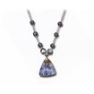SS 20" Natural Boulder & Boulder Bead Neckpiece with Large Enhancer Bail : NBR0381DXSI