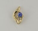 14KY Tanzanite/Diamond Pendant : P14DVSJ2C