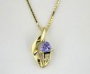 14K Tanzanite Pendant : P15DVCJ2C