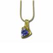 Tanzanite 14K Gold Pendant : P16DHCJ2C