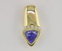 14K Tanzanite Pendant W/Diamond : P16DQCJ2C