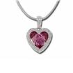 14KW Pink Tourmaline/Diamond Reflections Pendant : P16DVIH2WI