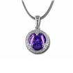 14KW Amethyst/Diamond Reflections Pendant : P16DVKACWI