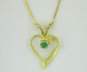 Aquamarine  Sterling Silver Pendant : P301RCQ2S