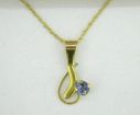 Tanzanite 14K Gold Pendant : P301SCJ2K