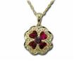 14KY Pink Tourmaline/Diamond Reflections Pendant : P36DAAH2I